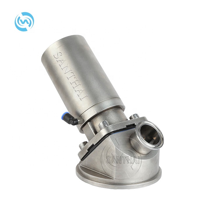 Sms Iso 3a Bpe Sanitary Stainless Steel Tank Outlet Clamped Pneumatic Diaphragm Bottom Valve